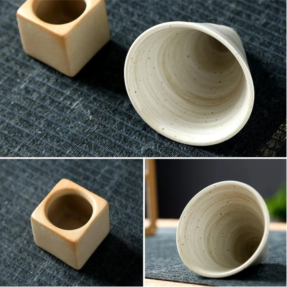 100ml Coarse Pottery Coffee Mugs